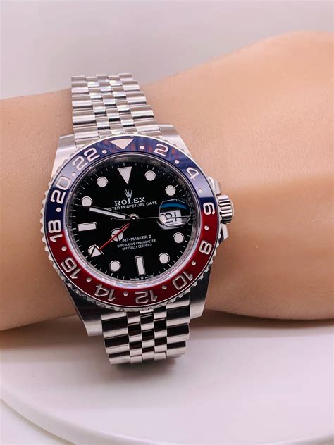 rolex bnib|FSOT:BNIB Rolex 126710BLRO PEPSI GMT MASTER II RED .